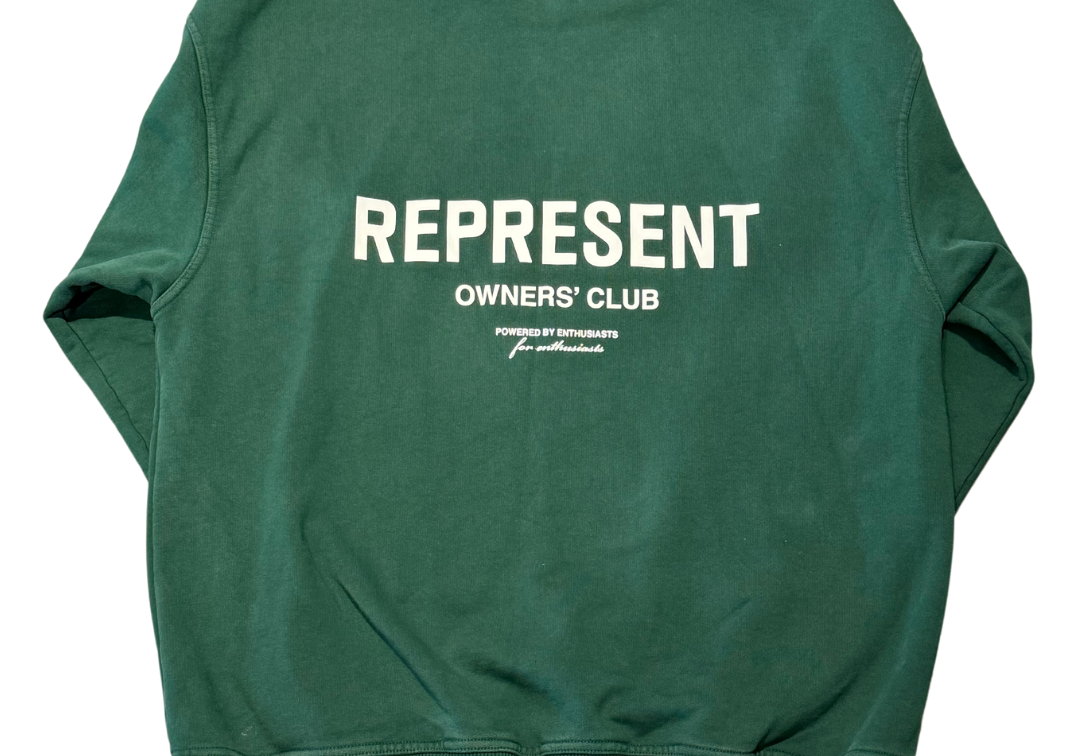 Represent Owners Club Crewneck Sweatshirt Green (Preowned)