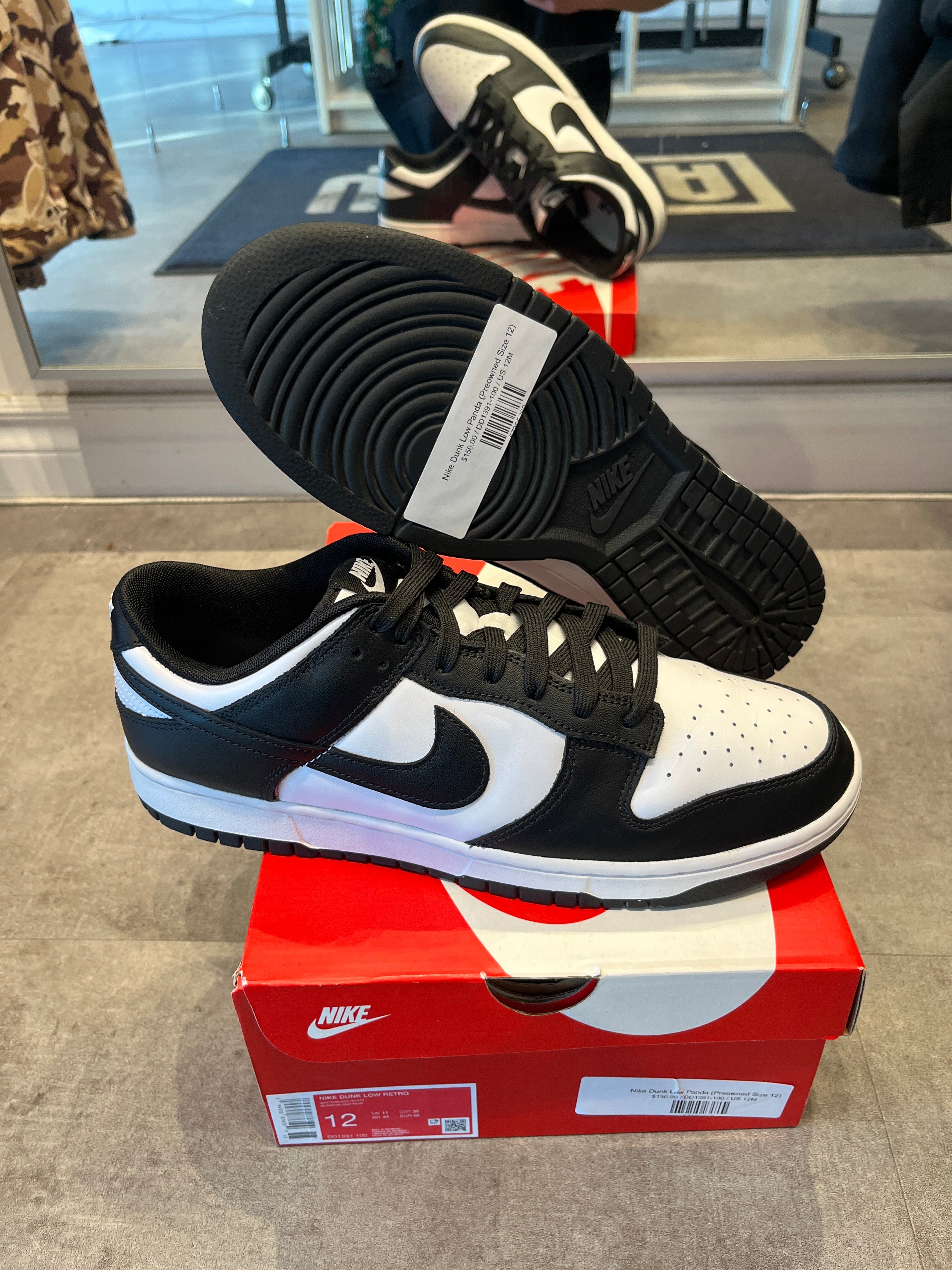 Nike Dunk Low Panda (Preowned Size 12)