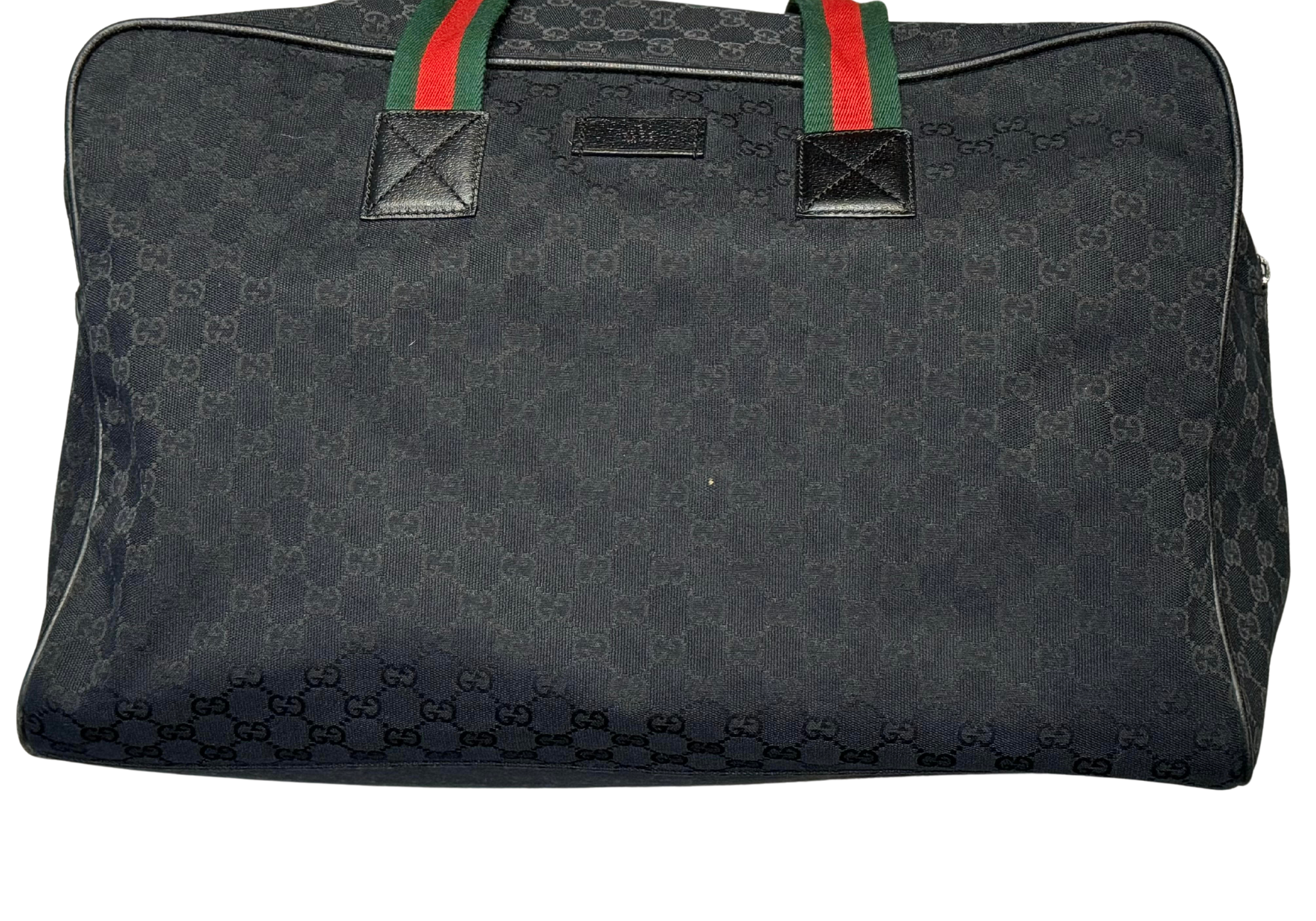 Gucci GG Canvas Weekender Bag Black (Preowned)