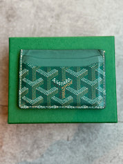 Goyard Saint Sulpice Card Holder Green (Preowned)