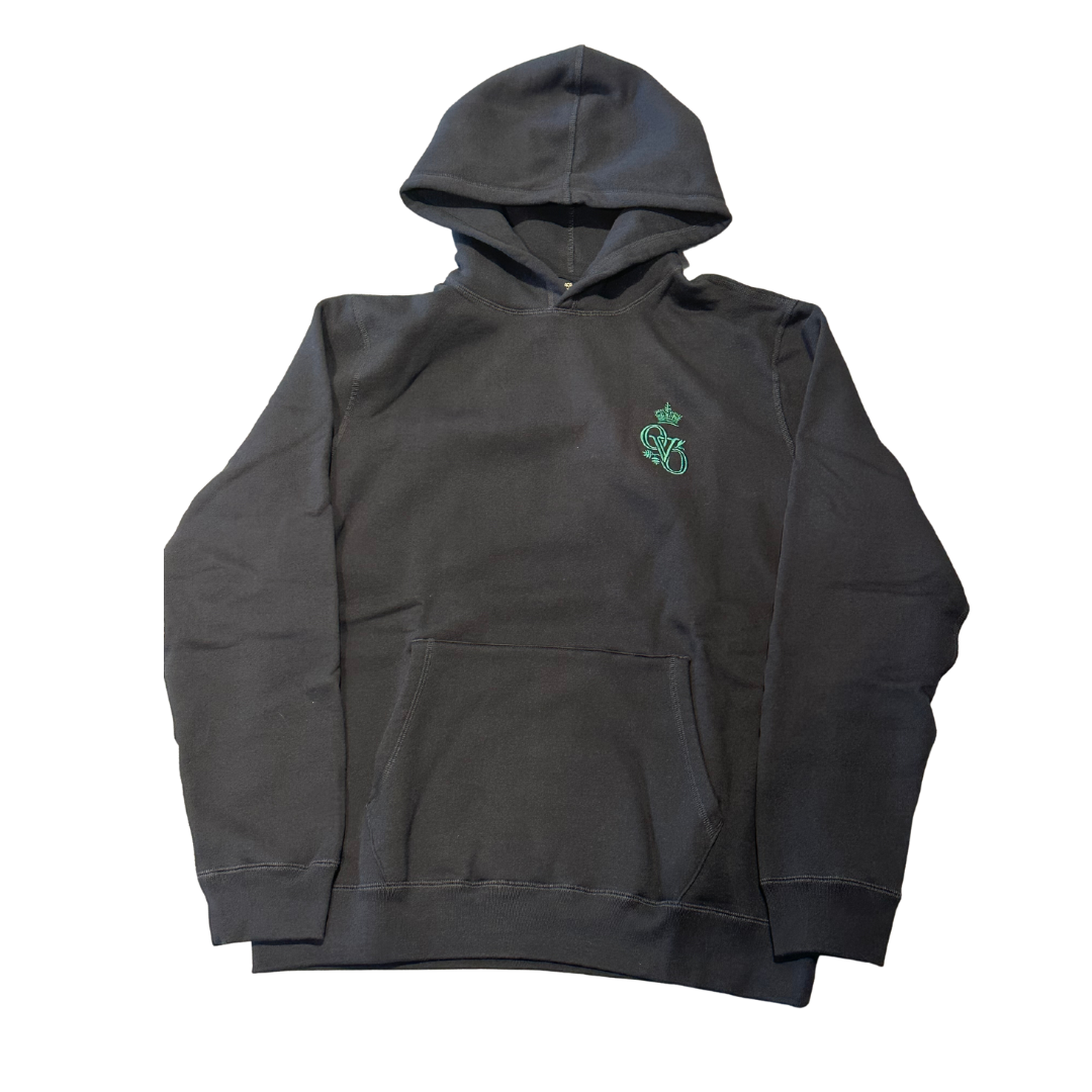 Ovo Green Crown Hoodie Black