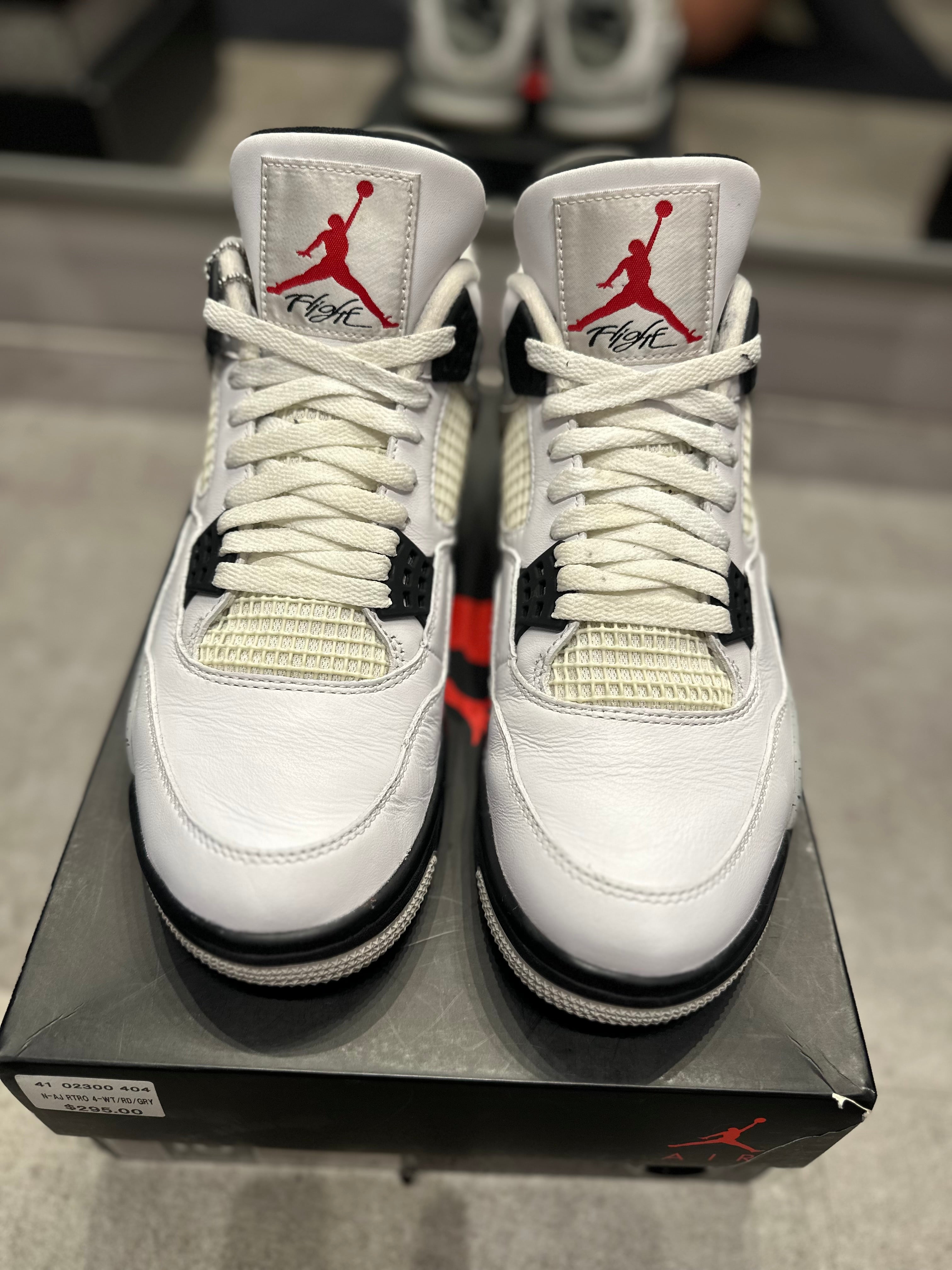 Jordan 4 Retro White Cement 2016 Preowned Size 10