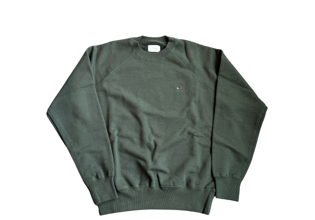 Aime Leon Dore Small Flower Crewneck Green