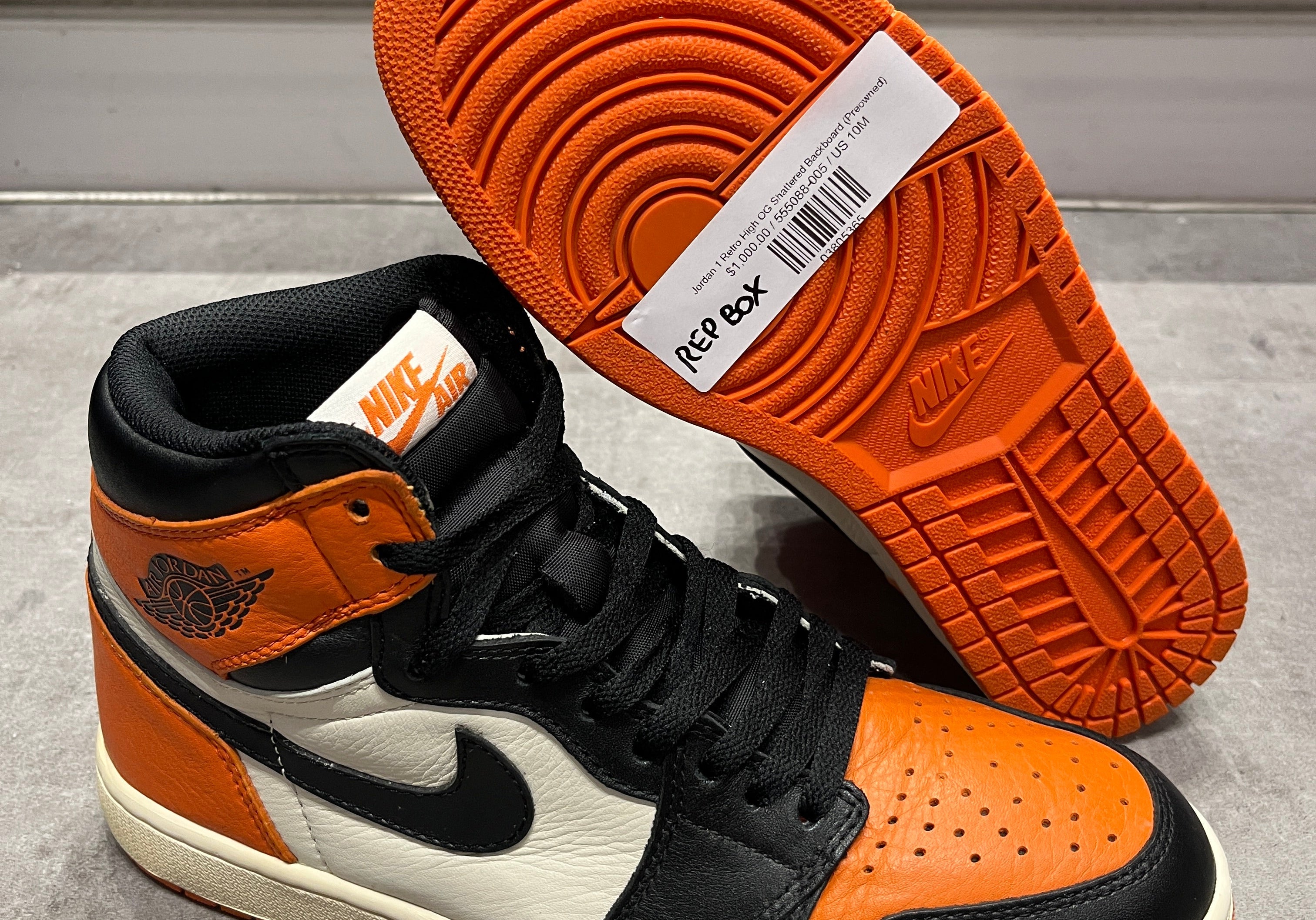 Jordan 1 Retro High OG Shattered Backboard (Preowned)