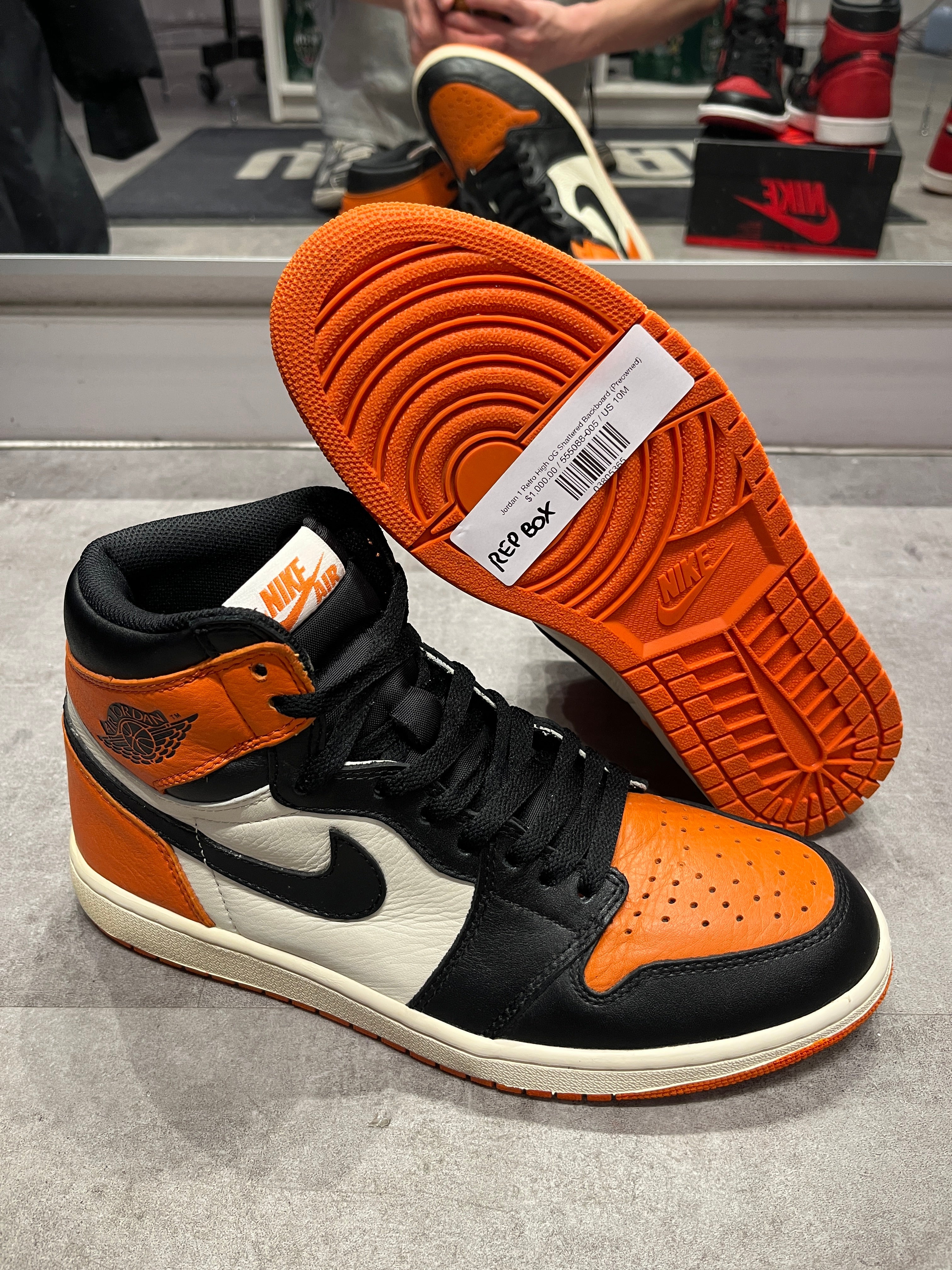 Jordan 1 Retro High OG Shattered Backboard (Preowned)