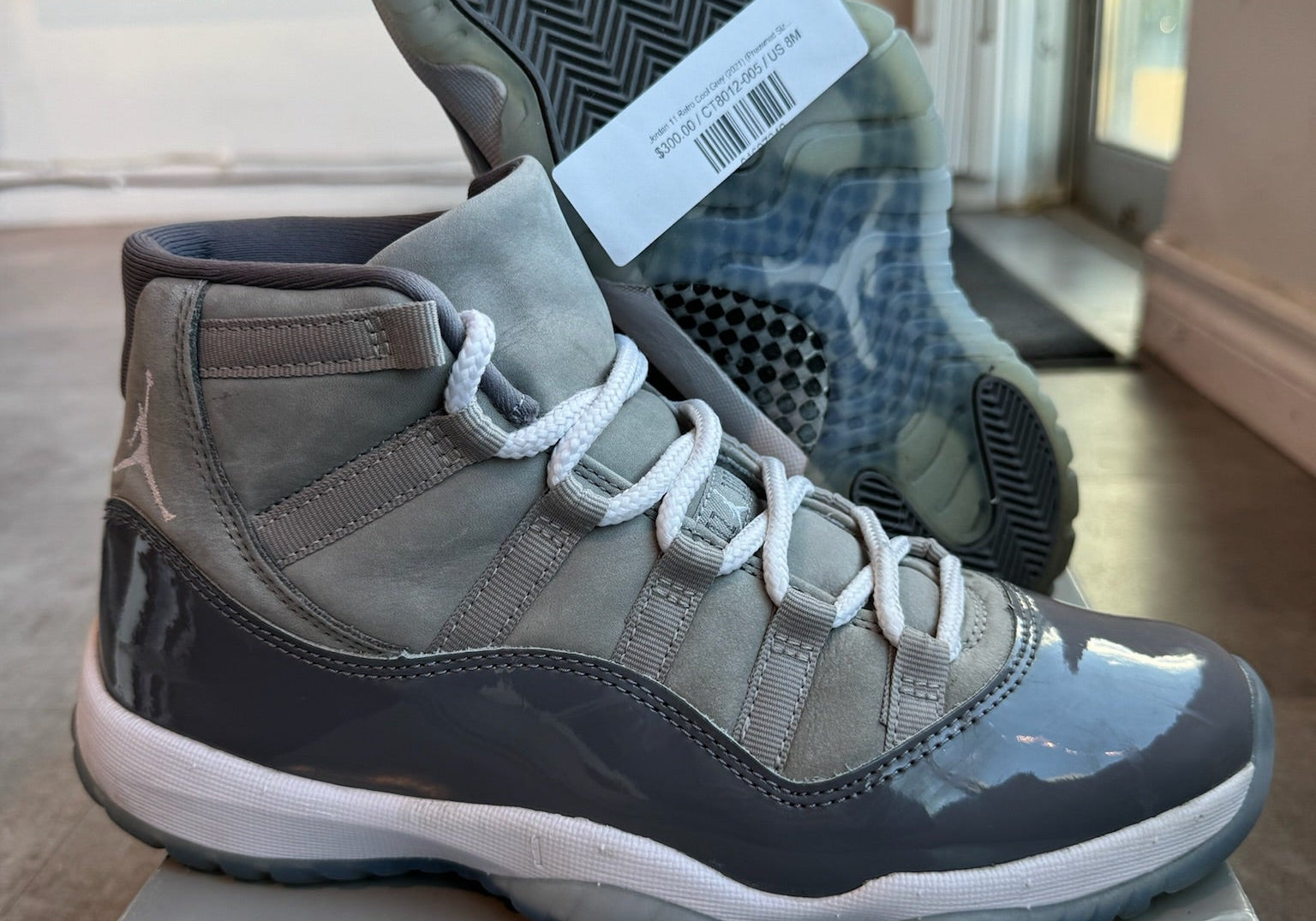 Jordan 11 Retro Cool Grey (2021) (Preowned Size 8)