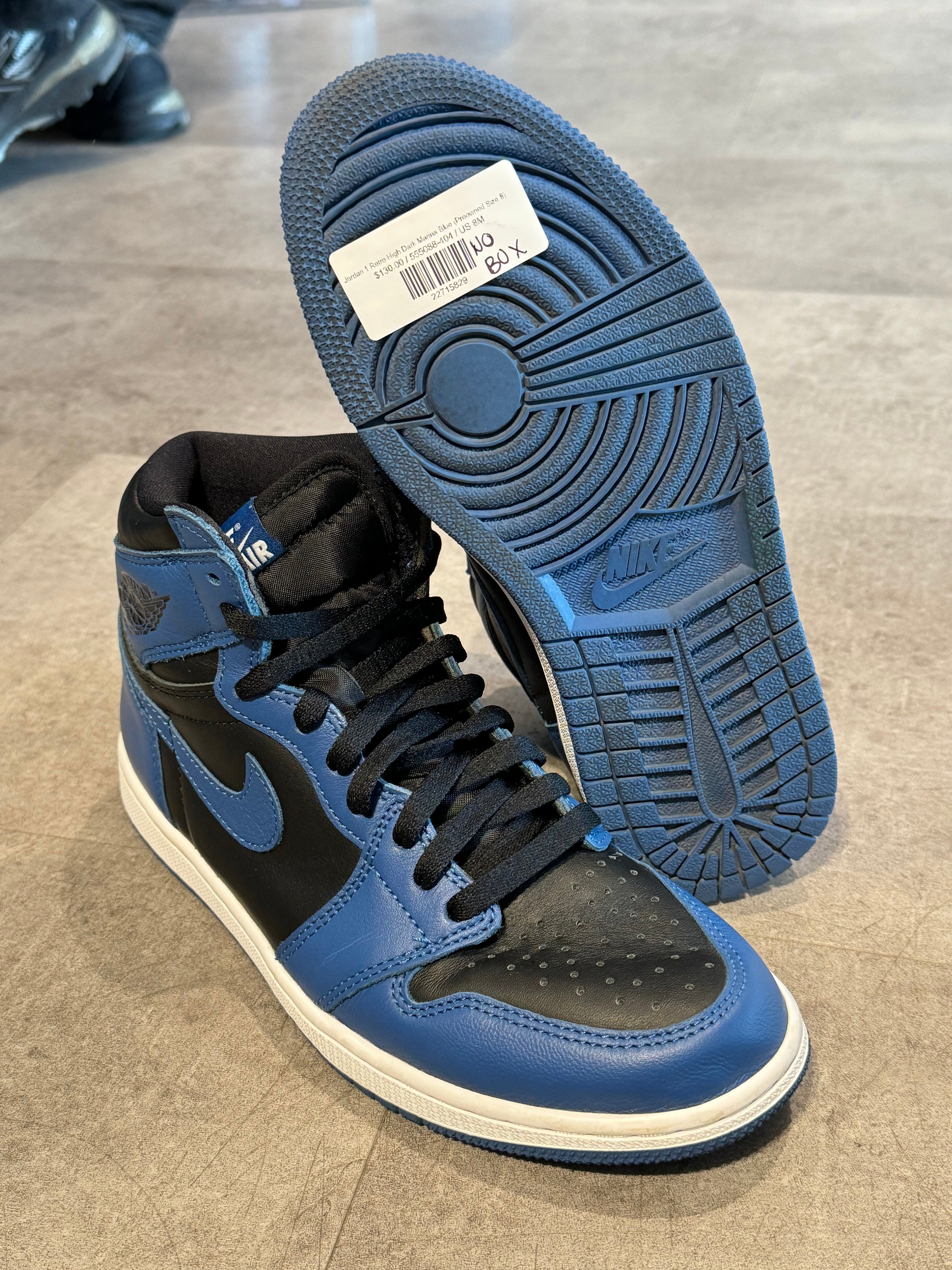 Jordan 1 Retro High Dark Marina Blue (Preowned Size 8)