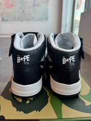 A Bathing Ape Bape Sta Mid Black (2022) (Preowned Size 9)