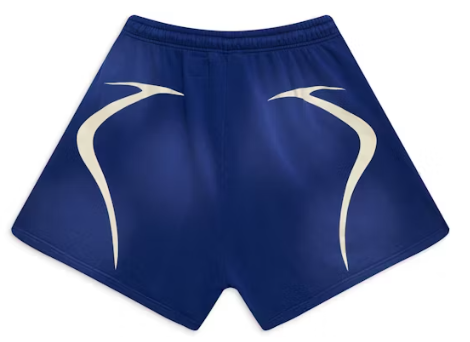 Hellstar Warm Up Shorts Blue