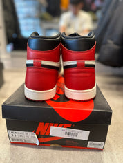 Jordan 1 Retro High OG Bred Toe (Preowned Size 11)