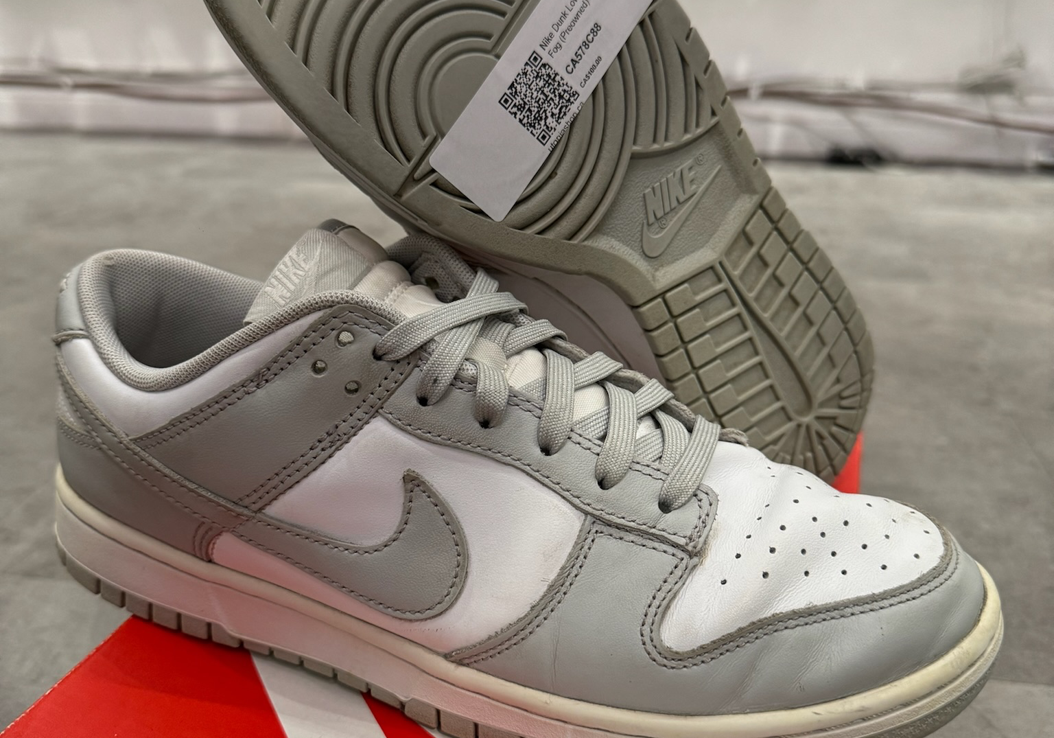 Nike Dunk Low Grey Fog (Preowned)