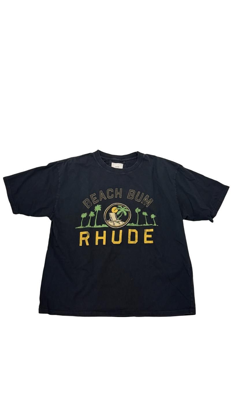 Rhude Beach Bum T-Shirt Black - Gently, pre-owned, size M – photo 1 of 2