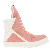 Rick Owens GeoBasket Pony Hair Pink/Milk, pre-owned, US Men's 13 – photo 1 of 6