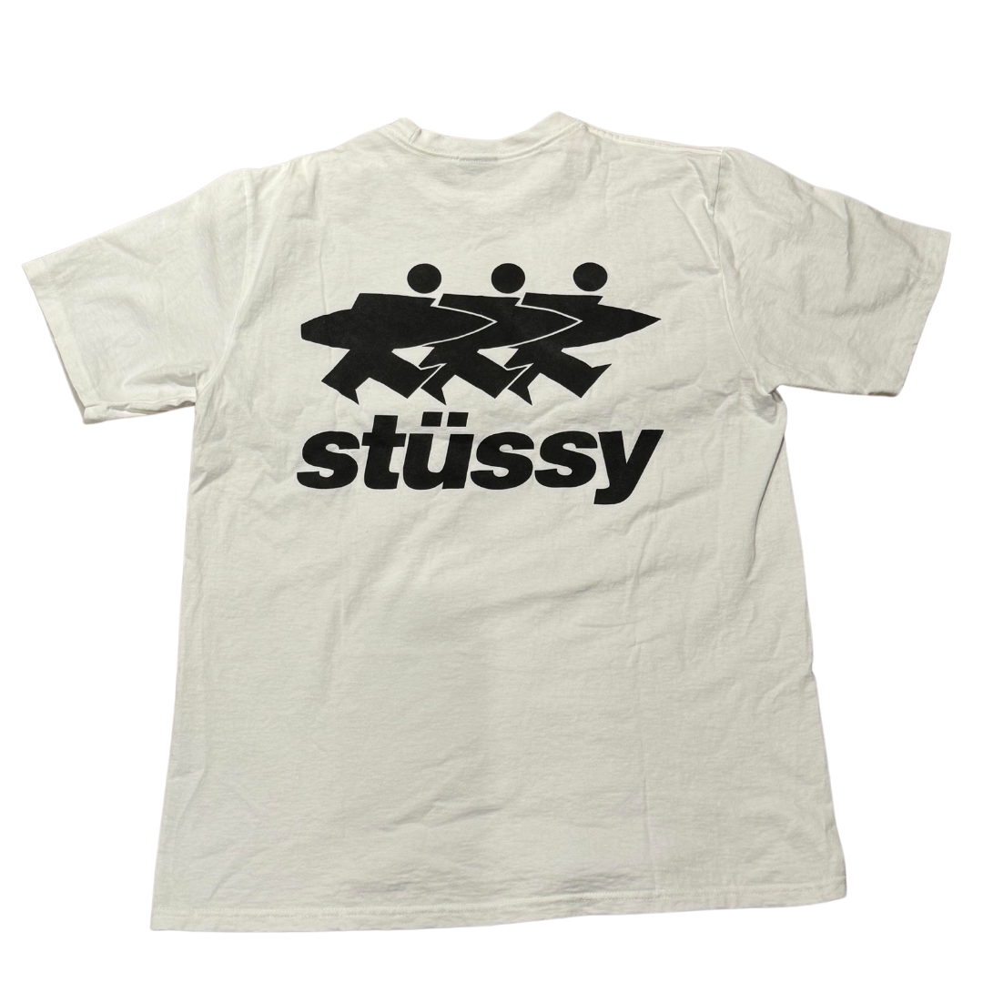 Stussy Surfman Tee White (Preowned)