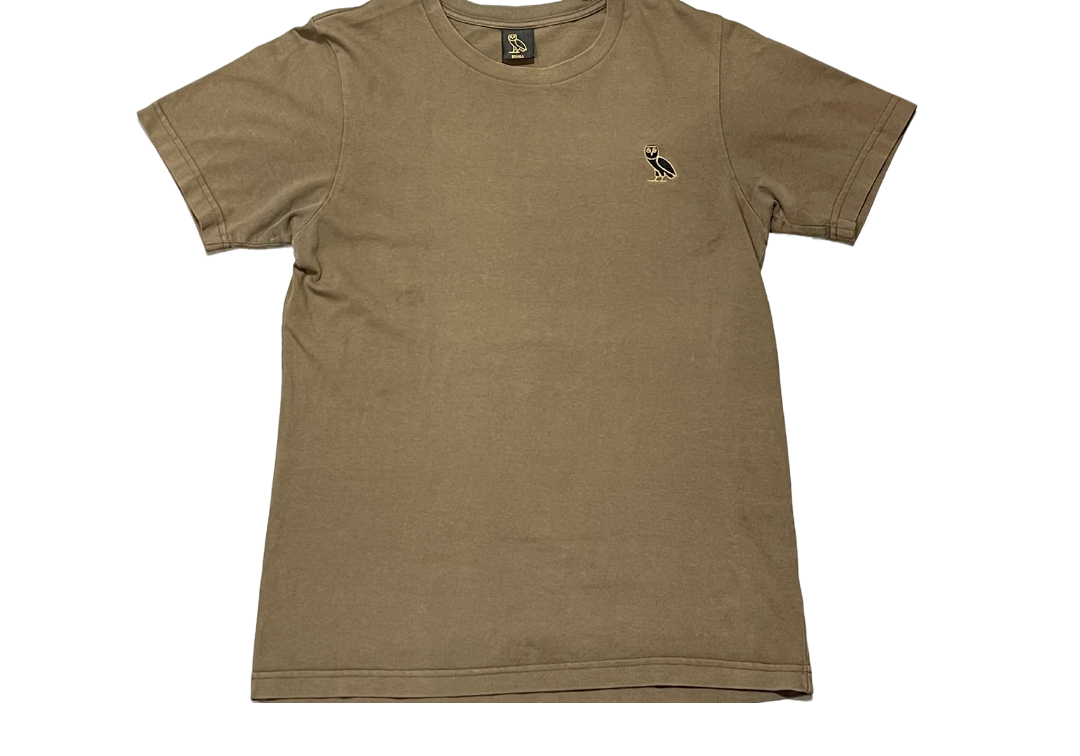 Ovo Embroidered Owl T-Shirt Olive (Preowned)