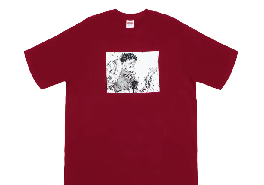 Supreme AKIRA Arm Tee Cardinal