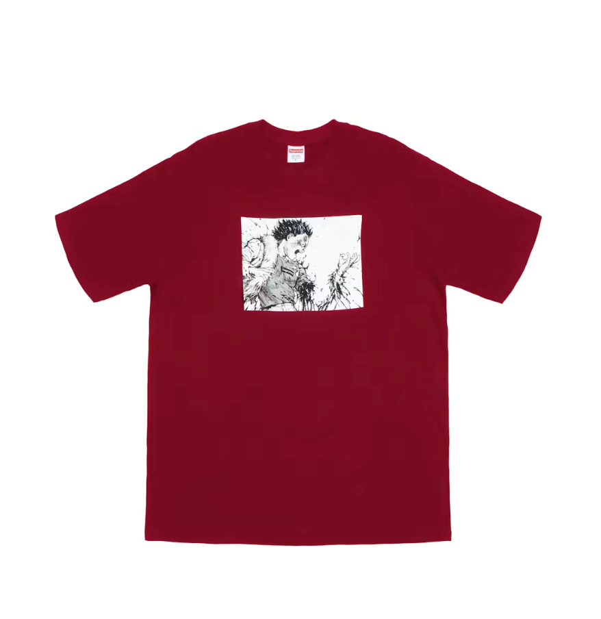 Supreme AKIRA Arm Tee Cardinal