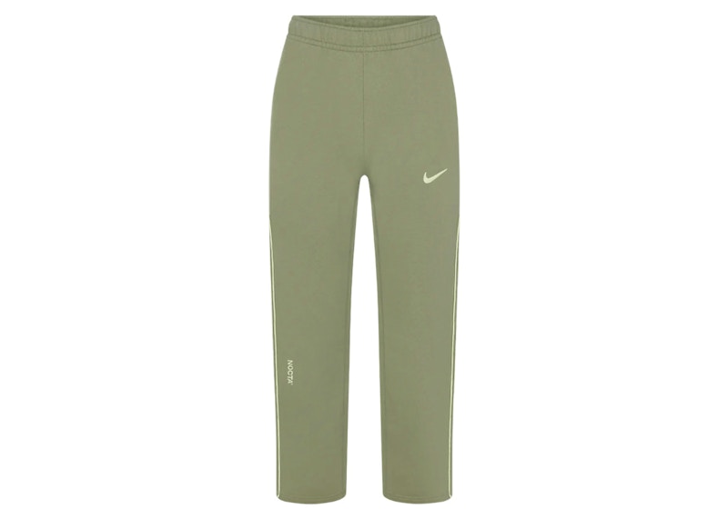 Nike x NOCTA Fleece CS Open Hem Sweatpant Oil Green/Light Liquid Lime