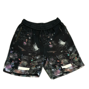 Off-White Seeing Things Galaxy Diagonal Shorts Black (Preowned)