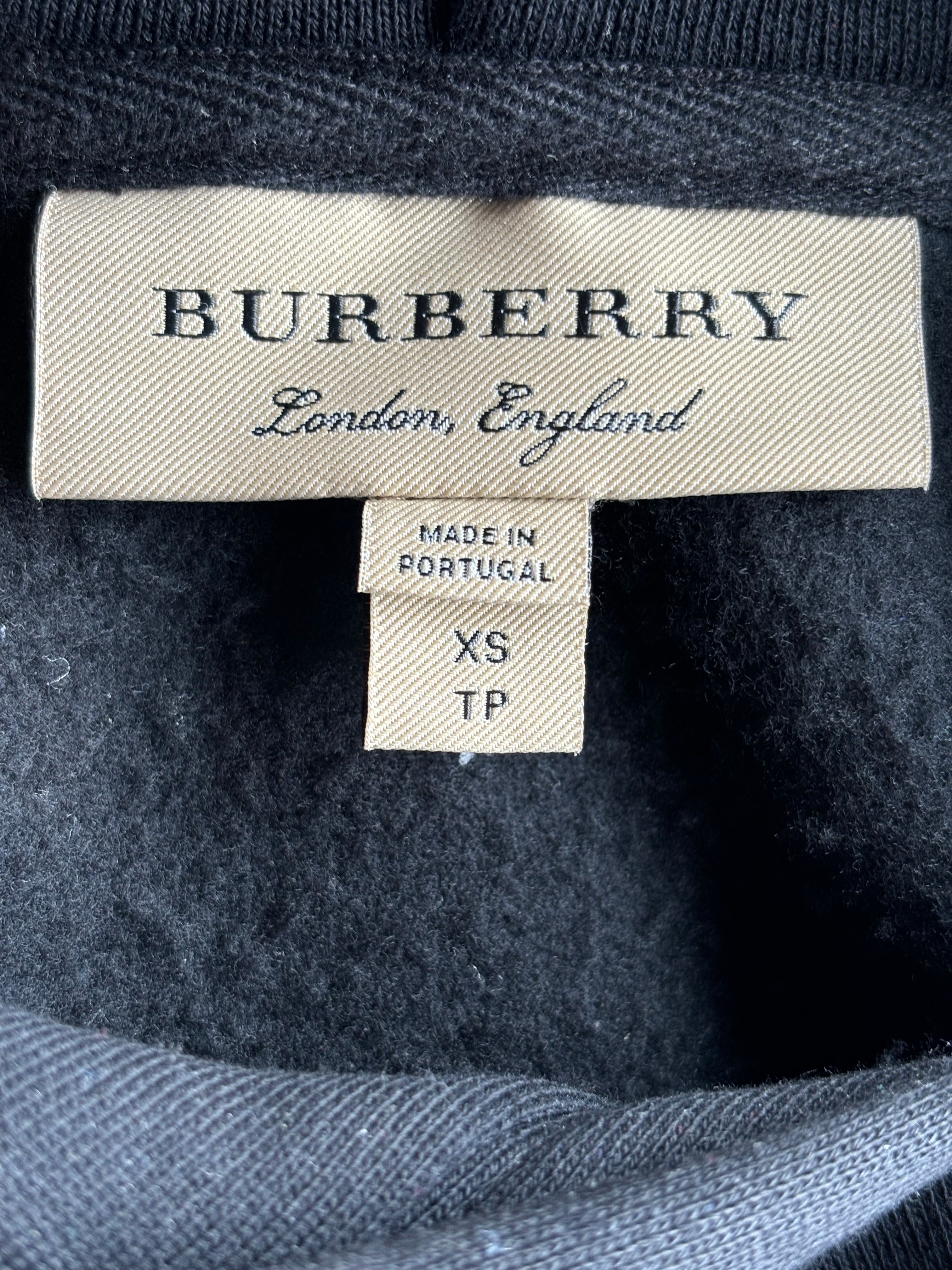 Burberry Crest Hoodie Black (Preowned)