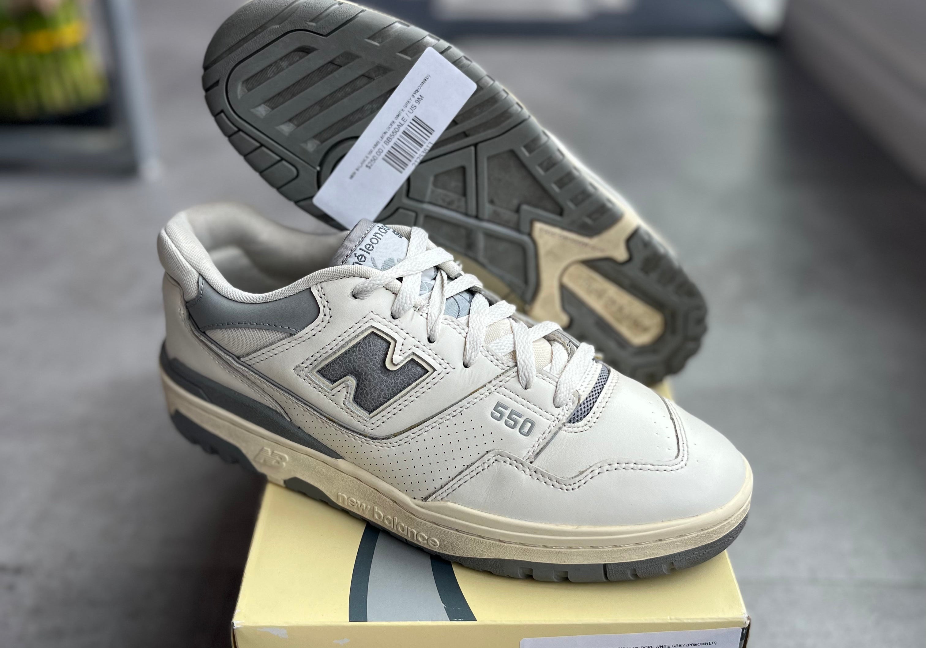 New Balance 550 Aime Leon Dore White Grey (Preowned)