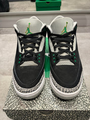 Jordan 3 Retro Pine Green (Preowned Size 9)