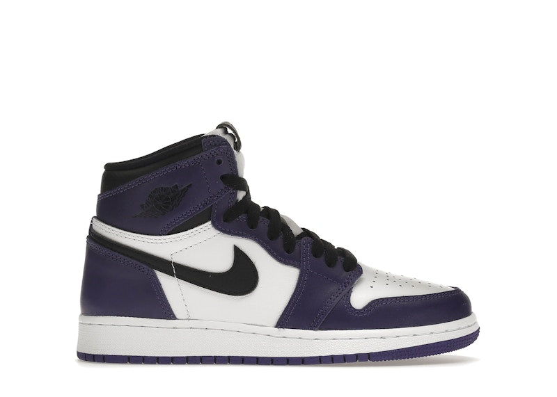 Jordan 1 Retro High Court Purple White (GS)