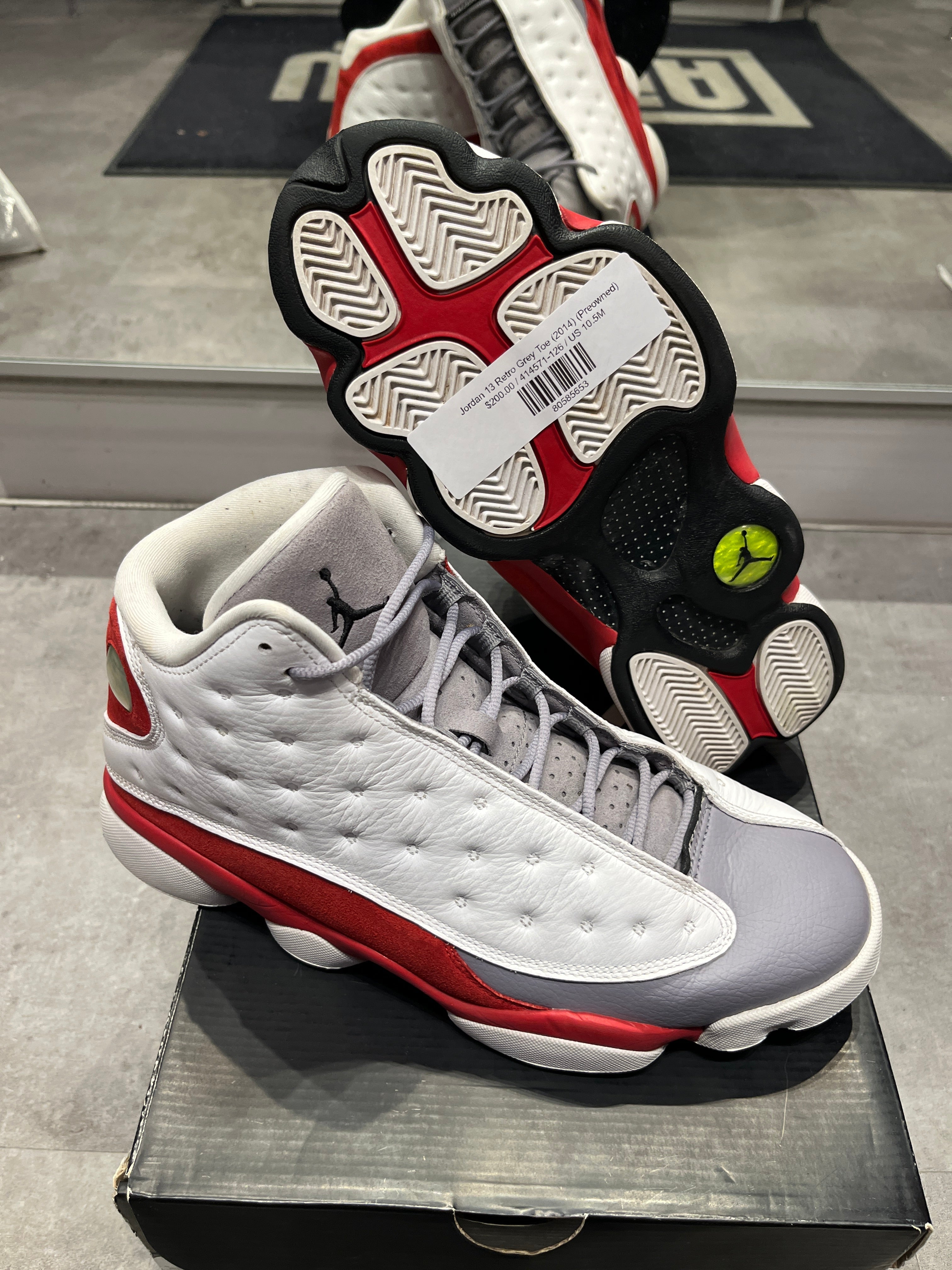 Jordan 13 Retro Grey Toe (2014) (Preowned)