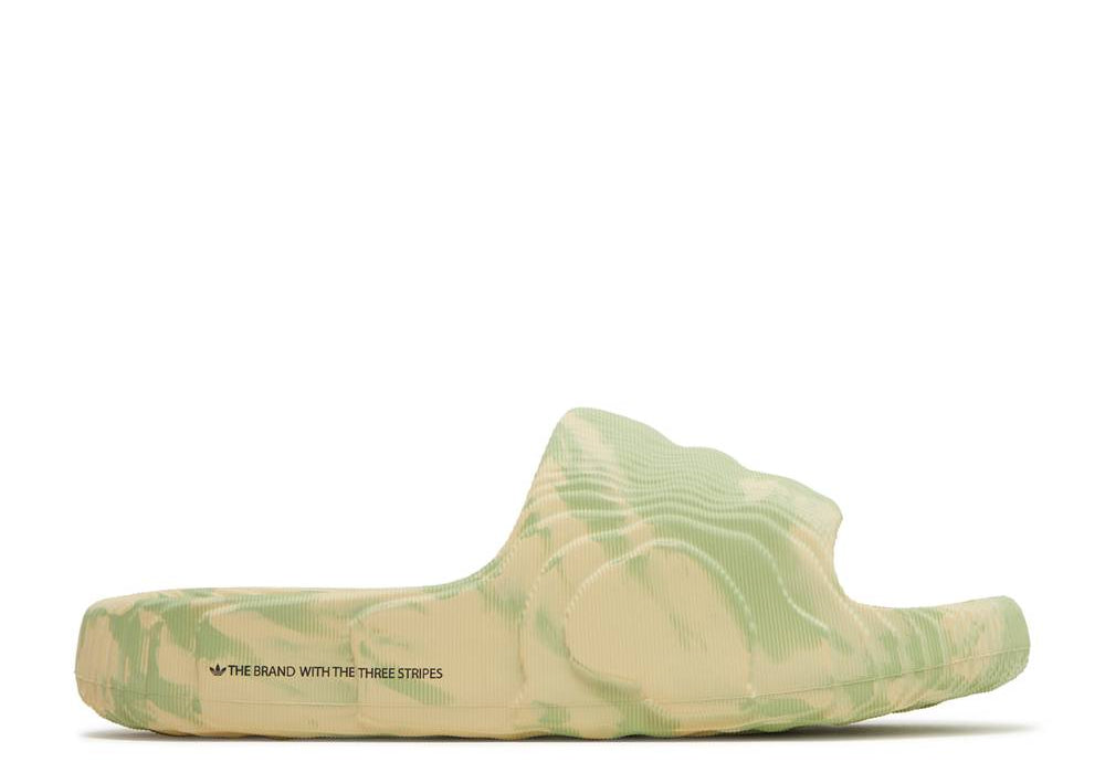 Adidas Adilette 22 Slides Magic Lime Desert Sand