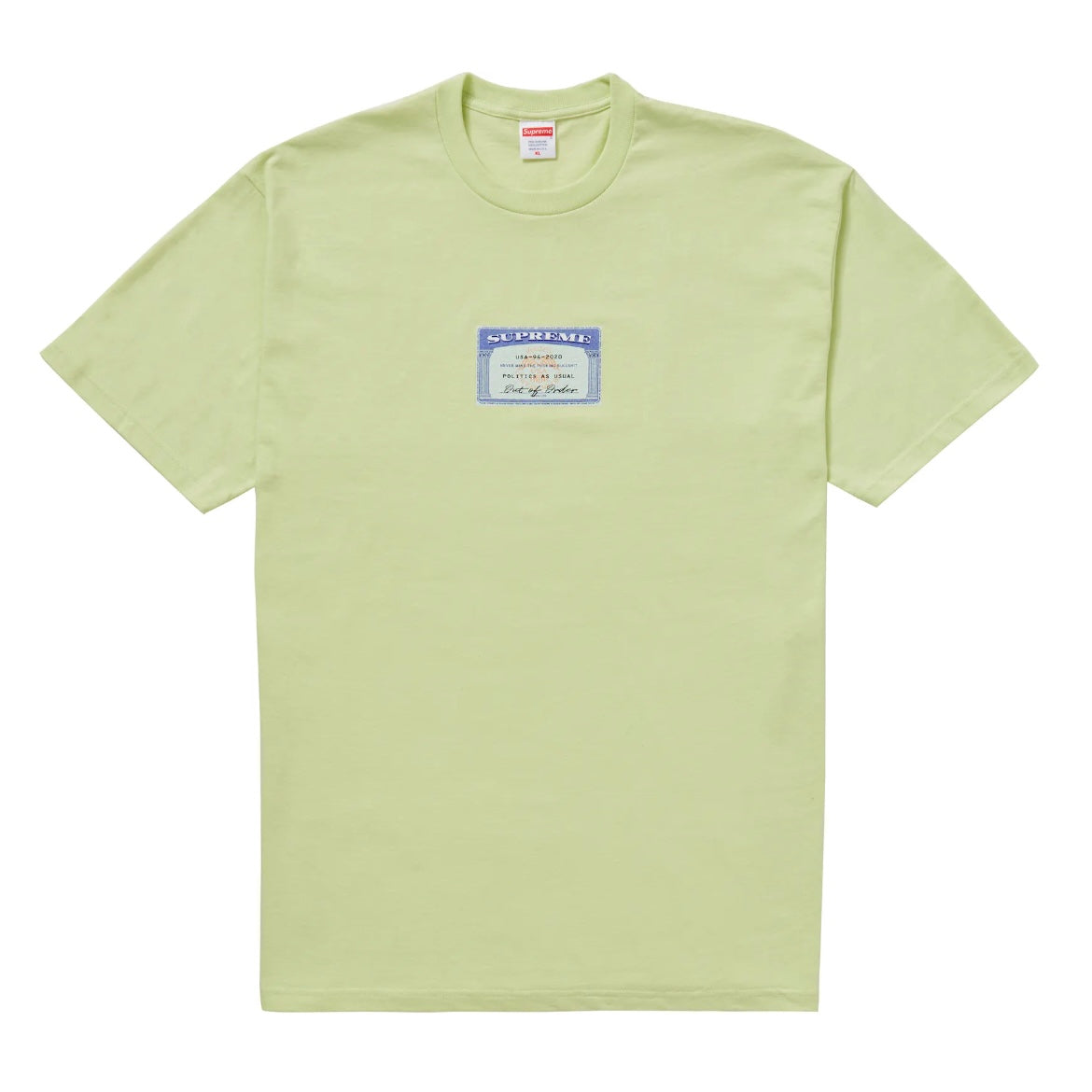 Supreme Social Tee Pale Mint