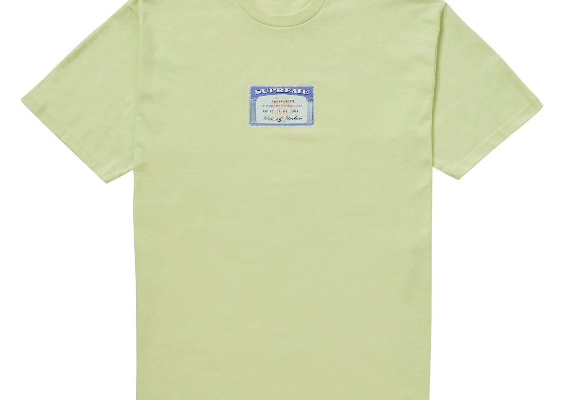 Supreme Social Tee Pale Mint