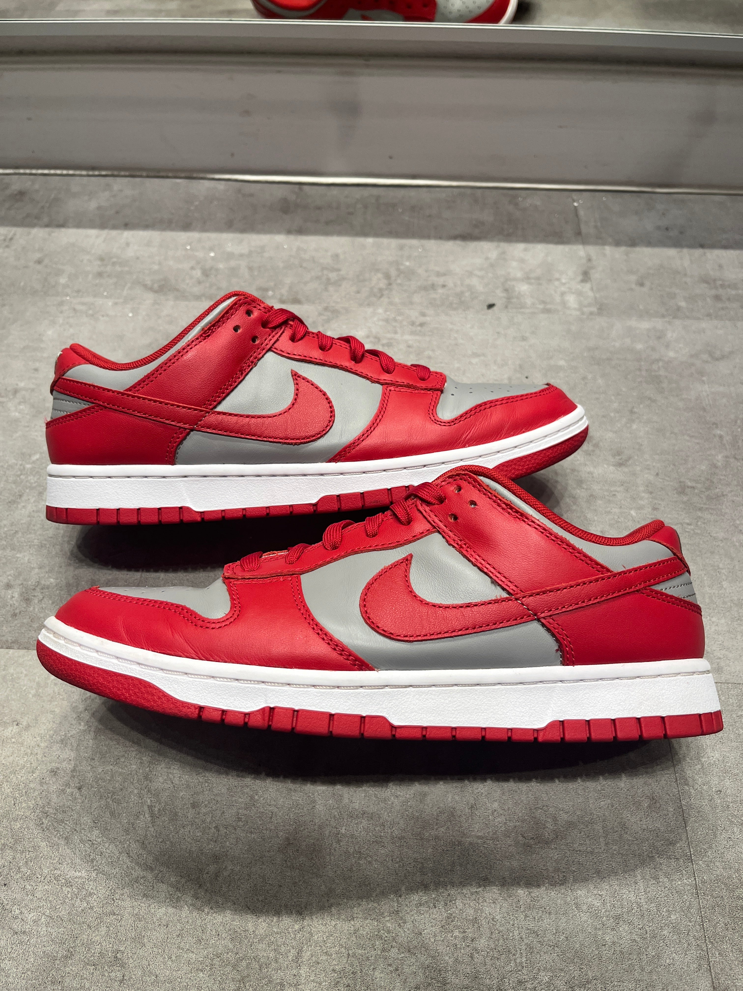 Nike Dunk Low UNLV Medium Grey Varsity Red (Preowned Size 10)