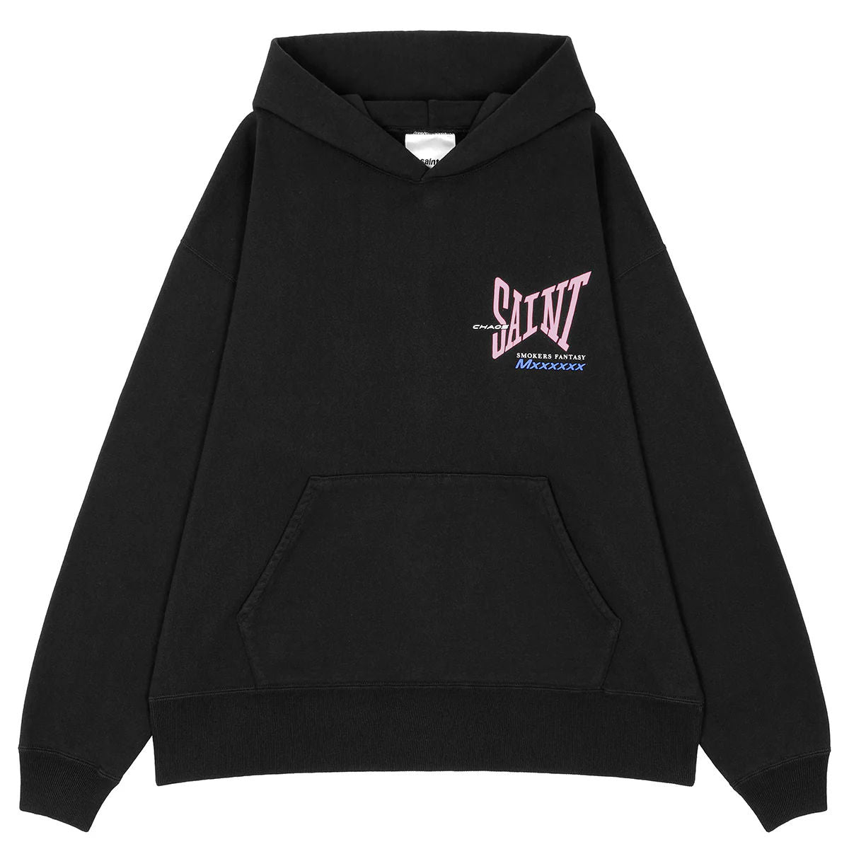 Saint Michael Smokers Fantasy Hoodie Black, brand new, size L