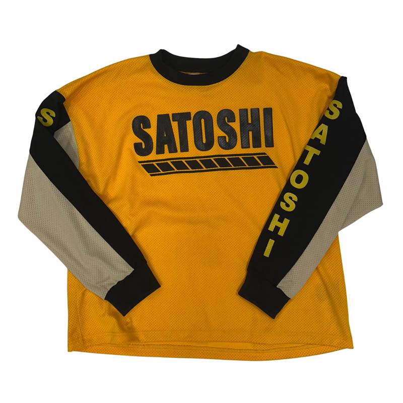 Satoshi Nakamoto Racer Longsleeve Jersey Yellow, lightly used, size XL – photo 1 of 2