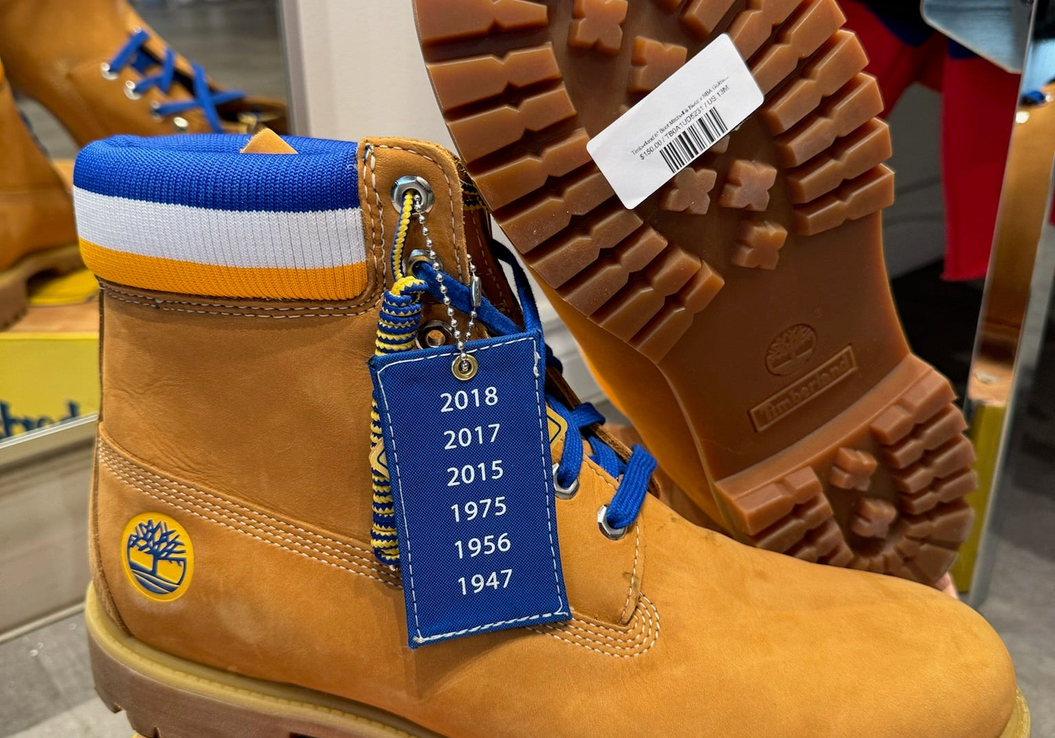 Timberland 6" Boot Mitchell & Ness x NBA Golden State Warriors (Preowned)