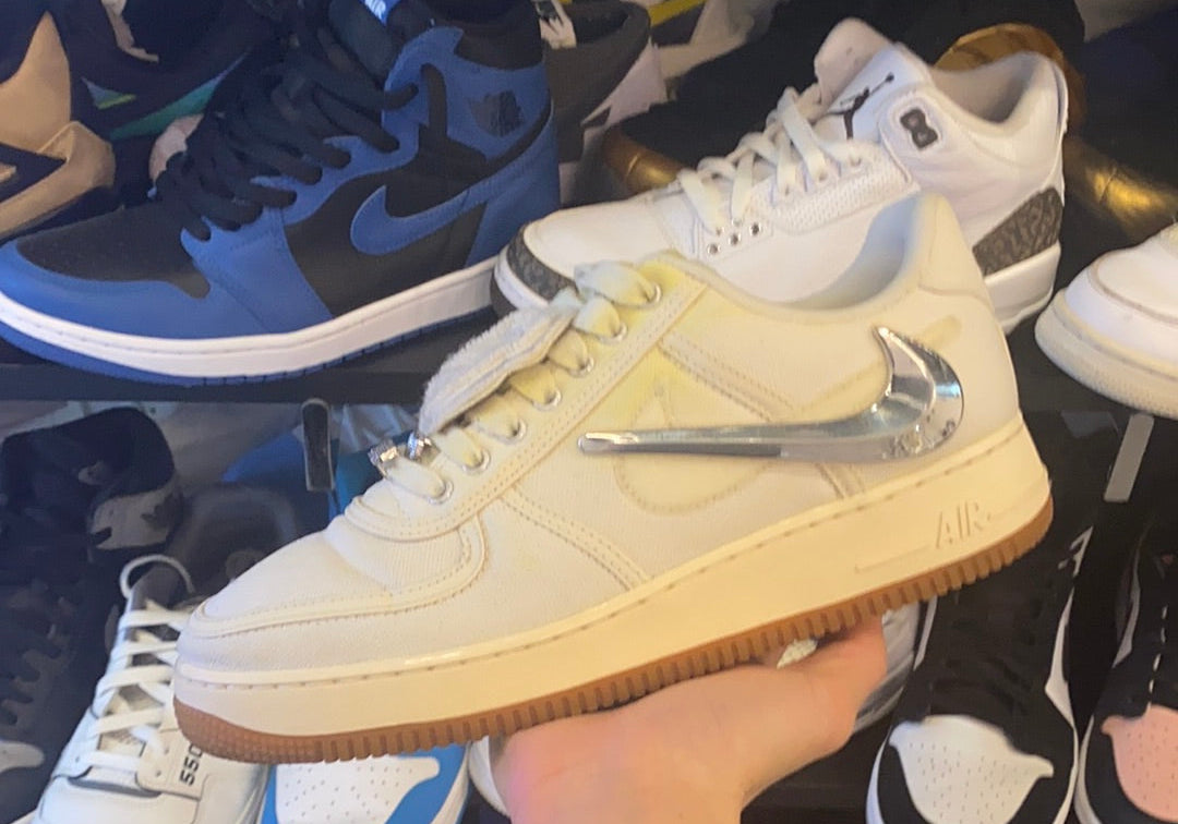 Nike Air Force 1 Low Travis Scott Sail (Preowned)