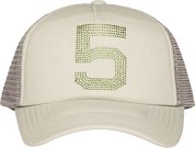 Sp5der 555 Rhinestone Trucker Hat Slate Grey, brand new – photo 1 of 2