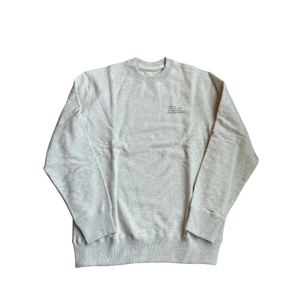 Aime Leon Dore x Porsche Crewneck Light Oatmeal