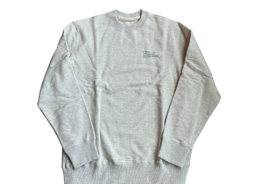 Aime Leon Dore x Porsche Crewneck Light Oatmeal