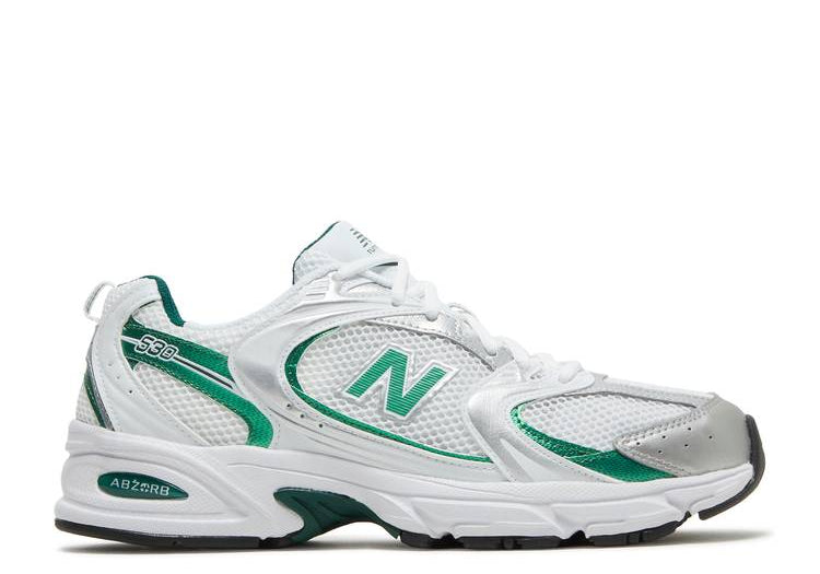 New Balance 530 White Nightwatch Green