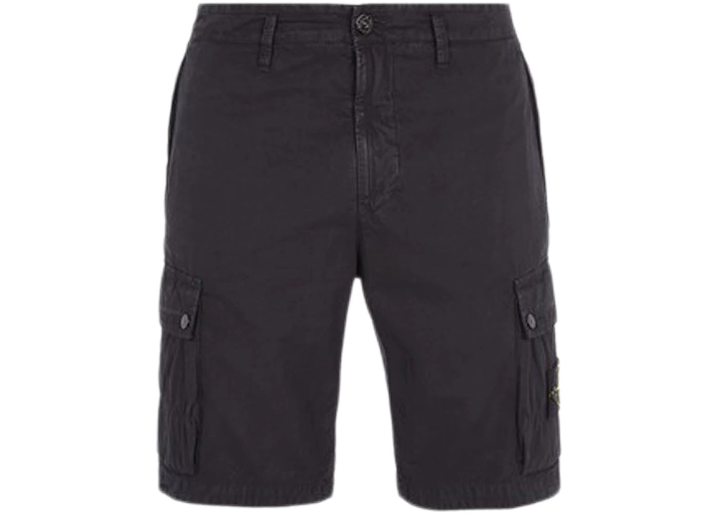 Stone Island Slim Fit Cargo Bermuda Shorts Navy Blue (Tried On, pre-owned, size 29