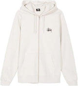 Stussy Basic Zip Hoodie Stone