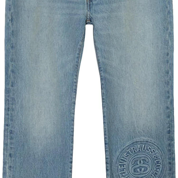 Stussy x Levi's Embossed 501 Jeans Stussy Rugged-Blue, brand new, size 30