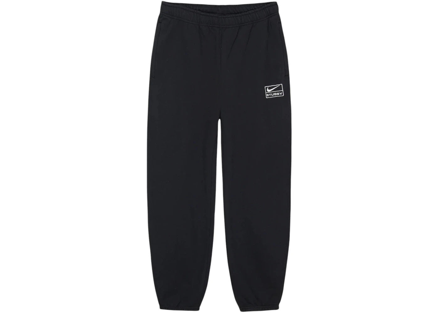 Stussy x Nike Stone Washed Fleece Pant (FW25) Black, brand new, size XL