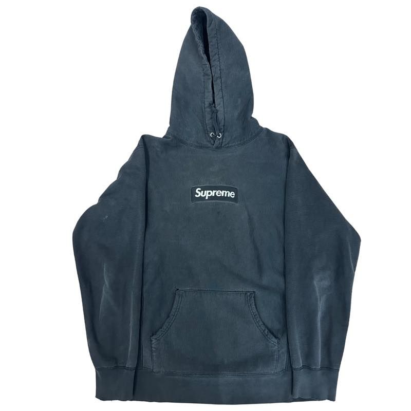Supreme Box Logo Hooded Sweatshirt Black (FW16), pre-owned, size L – photo 2 of 2