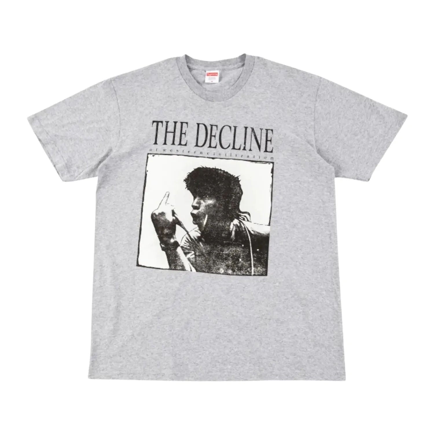 Supreme Decline of Western Civilization Tee Heather Grey, brand new, size M