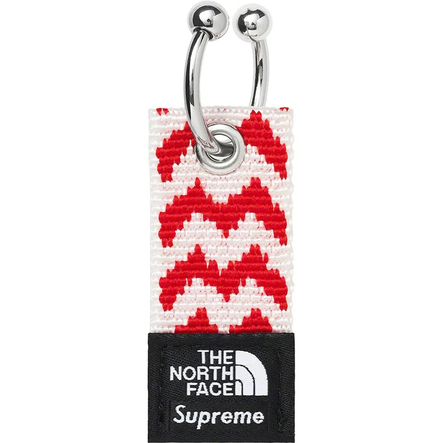 Supreme The North Face Woven Keychain Red, brand new