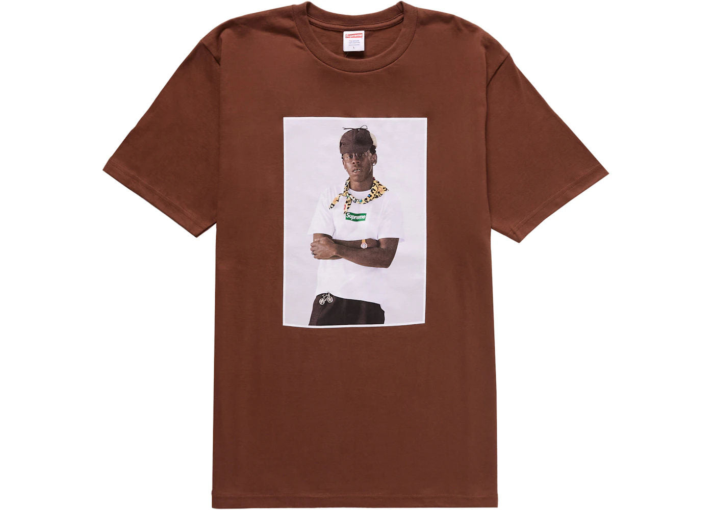 Supreme Tyler The Creator Tee Brown, brand new