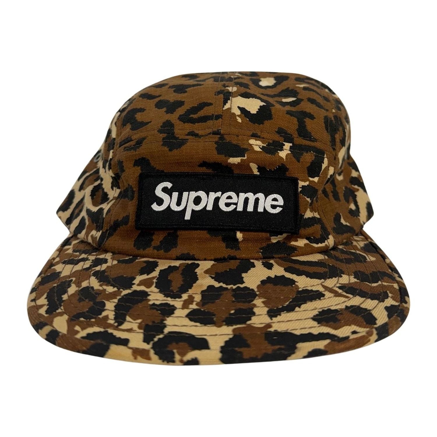 Supreme Washed Chino Twill Camp Cap (FW23) Leopard, pre-owned – photo 1 of 2