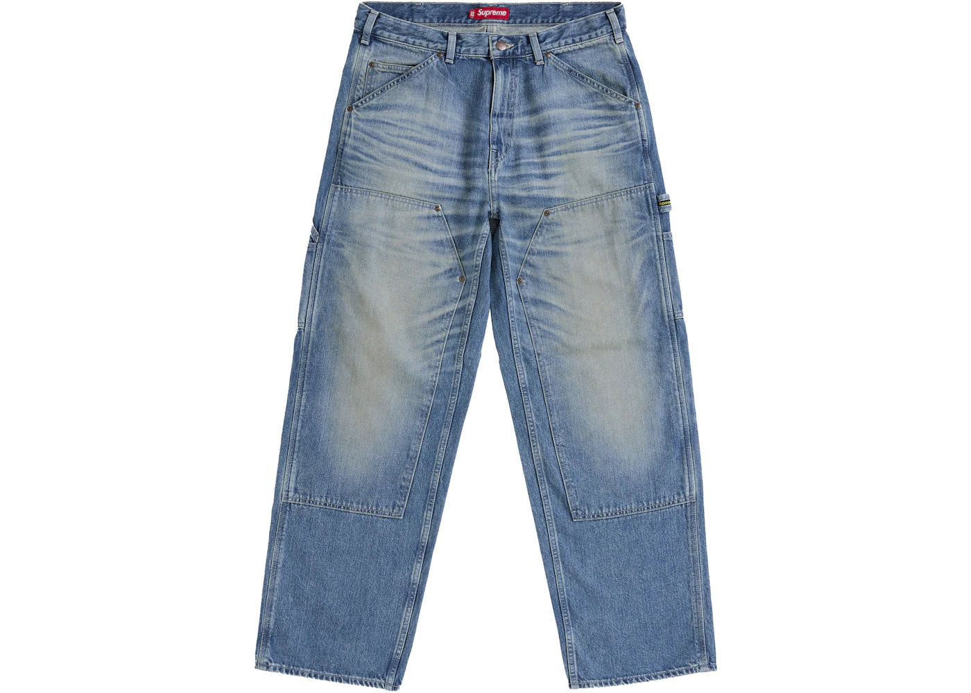 Supreme Worn Double Knee Denim Painter Jean Washed Indigo, brand new, size 32